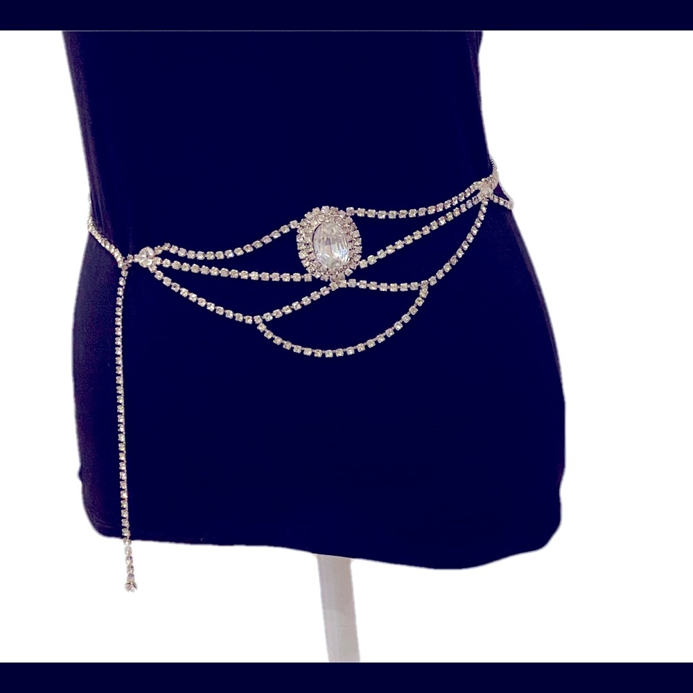 Vintage Rhinestone Belt